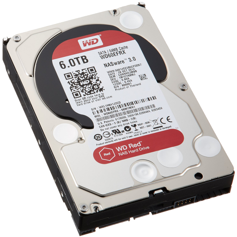 WD Red 6TB NAS Hard Drive: