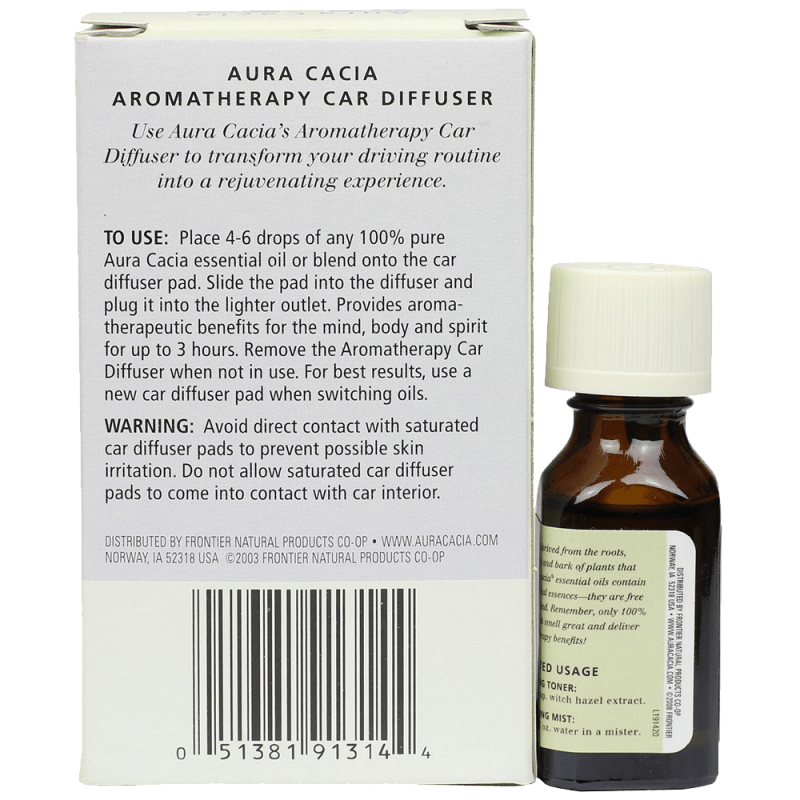 Aura Cacia Aromatherapy Car Diffuser including Lavender essential oil