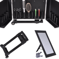 Tool Box Rolling Makeup Hair Salon Stylist Train Case