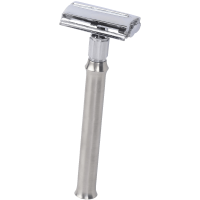 Luxrite Butterfly Head Safety Razor - Long Stainless Steel Handle