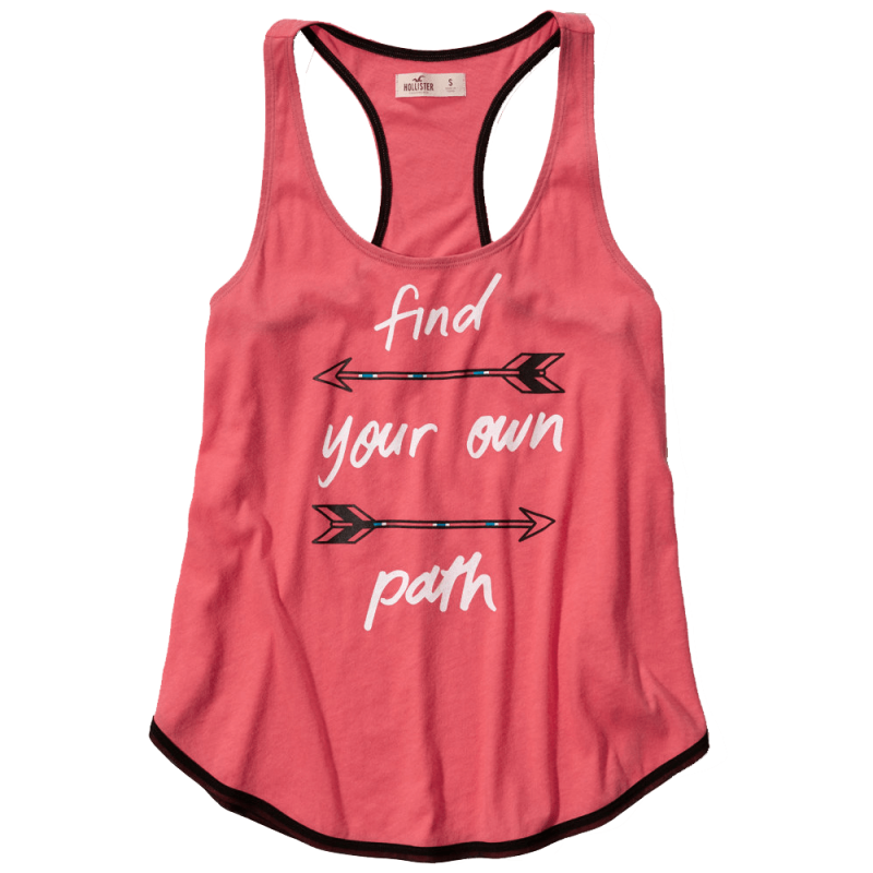 Hollister Cali Sport Graphic Swing Tank