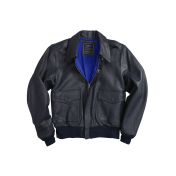 Alpha industries leather jacket