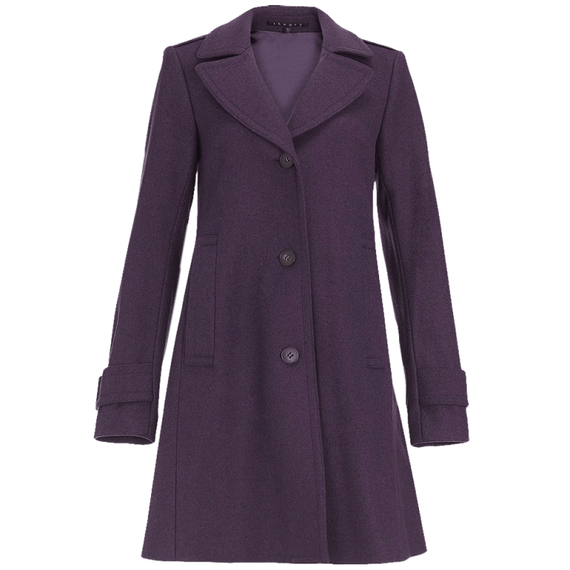 Hudson box pleat coat