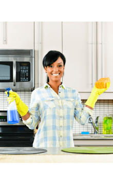 Kitchen cleaning 