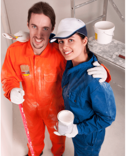 Builder working 