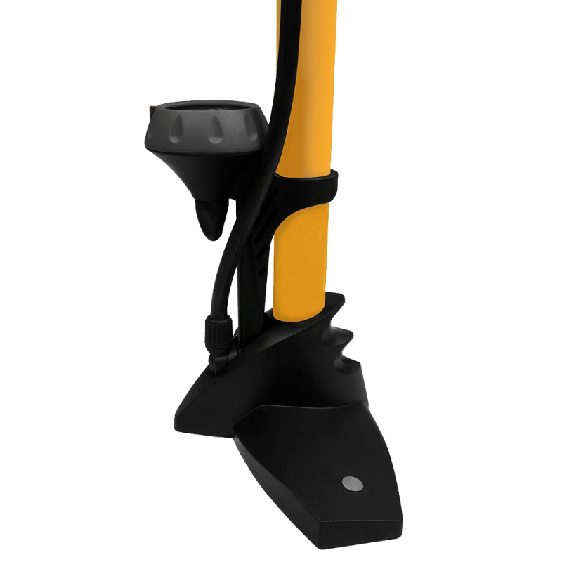 Steel Floor Pump with Gauge