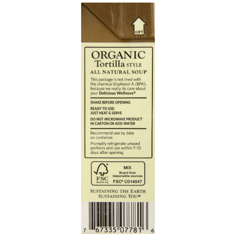 Organic Soup Tortilla