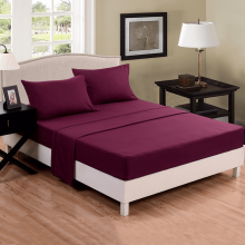 4PC Microfiber Bed Sheet Set