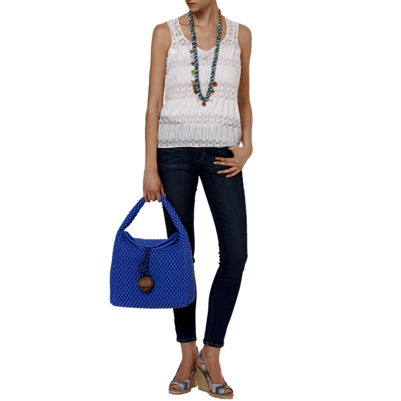 Shoulder bag with tassel