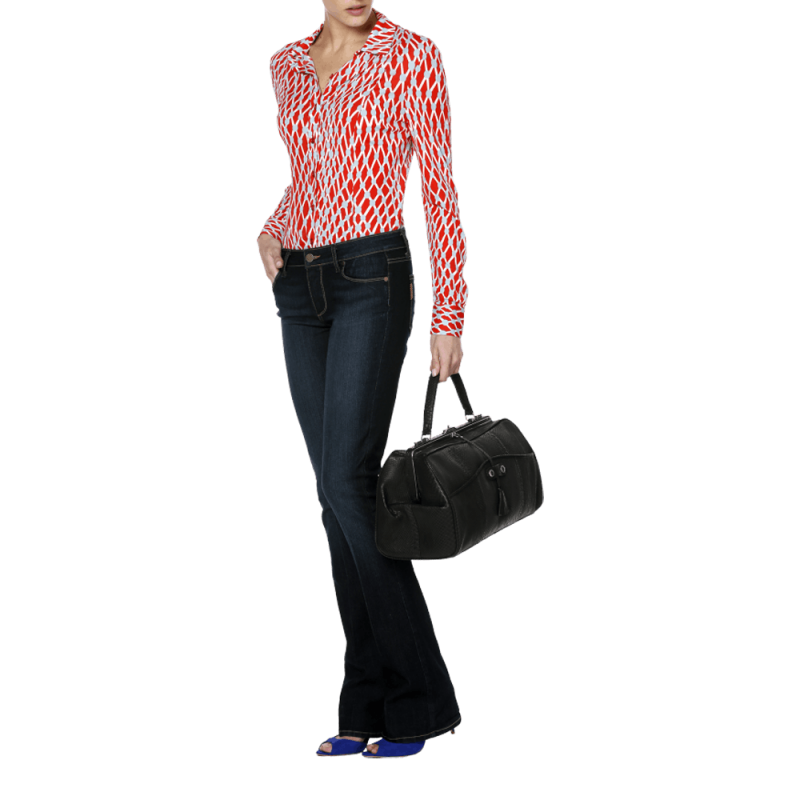 Snakeskin day bag