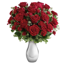 Bouquet with Red Roses
