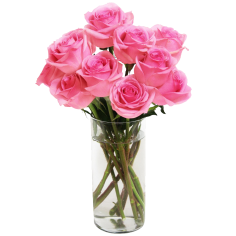 Bouquet of Long Stemmed Roses Pink Bouquet of Long Stemmed Roses Pink