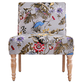 Floral Bird Chair