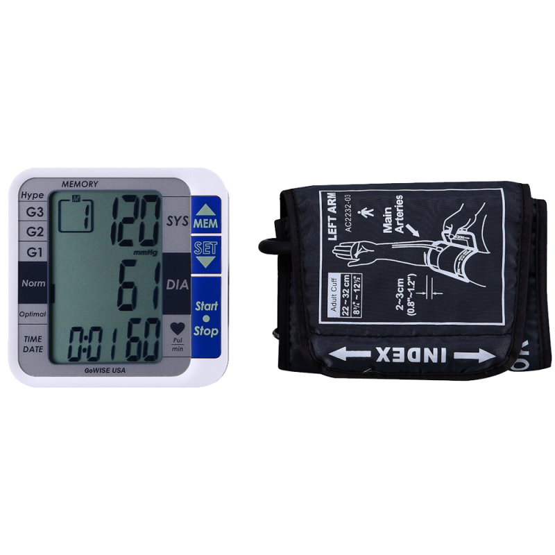 GoWISE USA Digital Blood Pressure Monitor
