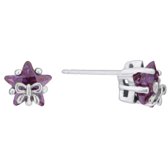 Star-&-Bow-Cubic-Zirconia-Pendant