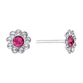 Clear-Crystal-Flower-Stud-Earrings
