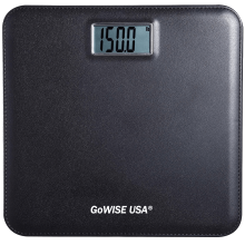 GoWISE USA GW22035 Electronic Personal Digital Scale Capacity Black