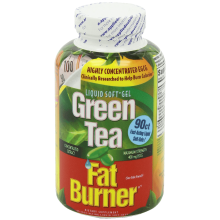 Applied Nutrition Green Tea Fat Burner Maximum Strength with 400 mg EGCG Fast-Acting 90 Liquid Soft-Gels