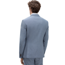 Blue Striped False Plain Suit Blazer
