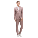 Textured suit, classic button fastening