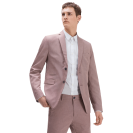 Textured suit, classic button fastening