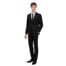 Basic suit,chest pocket detail