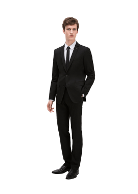 Basic suit,chest pocket detail