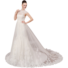 White Sleeveless Ball Gown