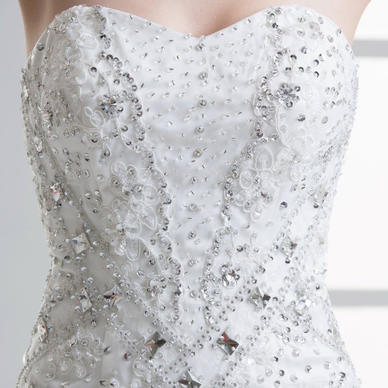Rhinestone Wedding Dress