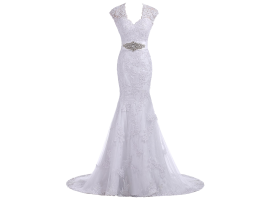 Elegant Trumpet Gown Bridal 