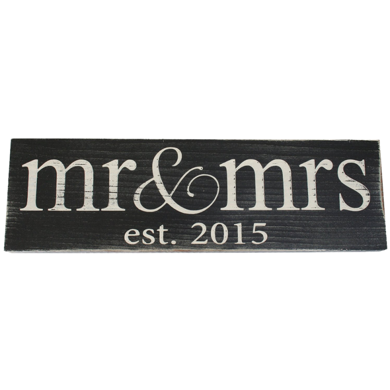 Vintage Wood Sign for Wedding