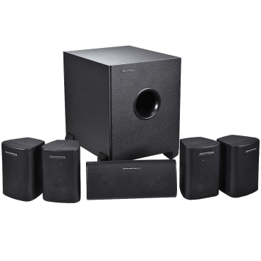 Monoprice 108247 5.1 Channel Home Theater Speaker System Six