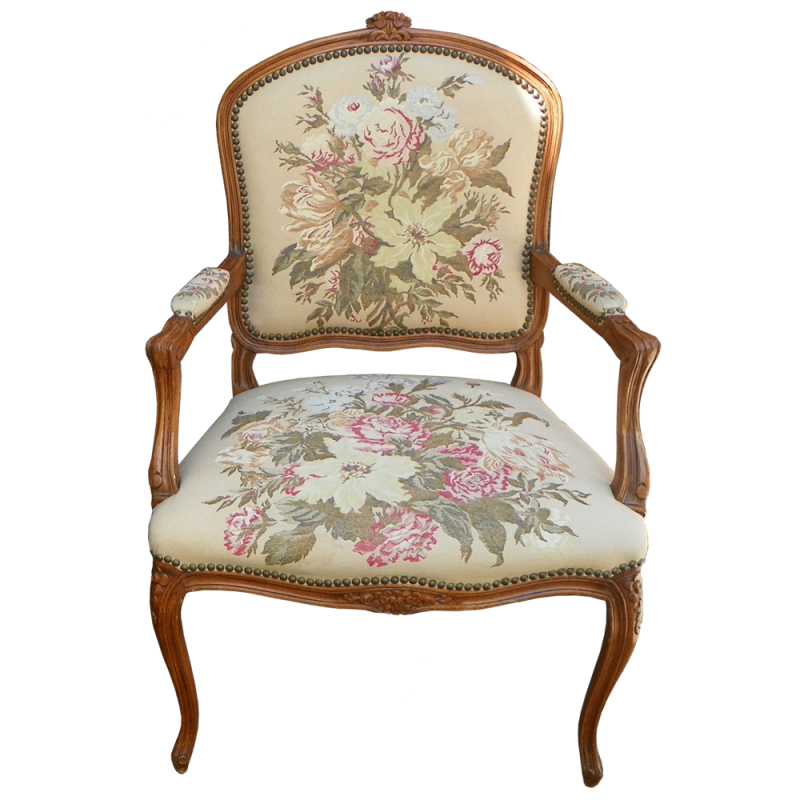 Pair Of French Arm Chairs 20th Century
