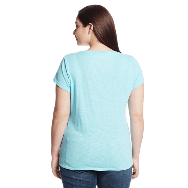 Batwing Slub V-Neck Tee