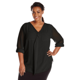 Essential Ruffle Front Blouse