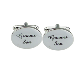 Pair Mens Silver Oval Wedding Pair Mens Silver Oval Wedding