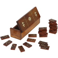 Handmade Wooden Domino Game