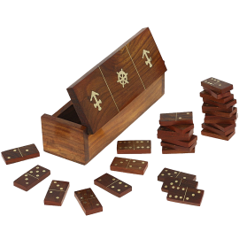 Handmade Wooden Domino Game