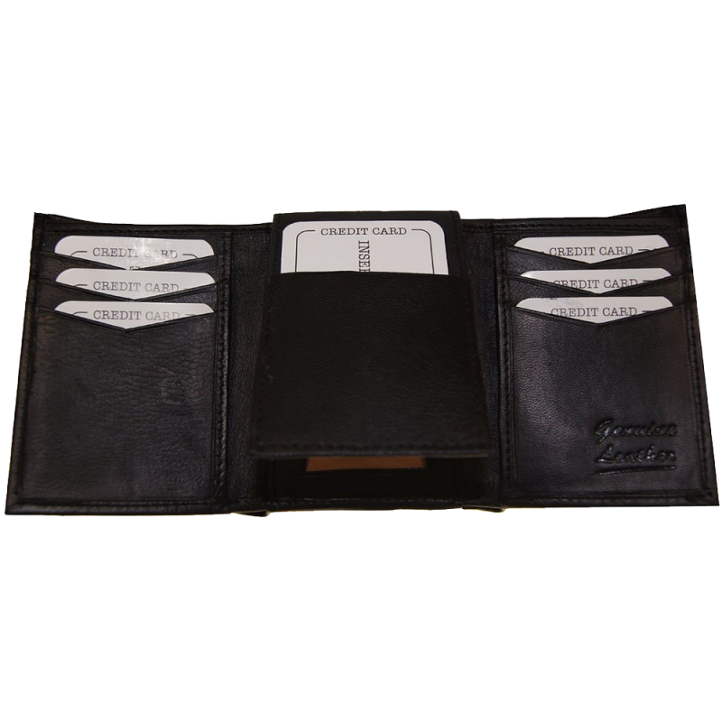 Lifestyles Leather Men Tri Fold Wallet