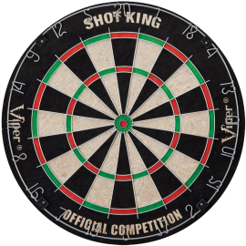 Viper Shot King Sisal Fiber Bristle Dartboard