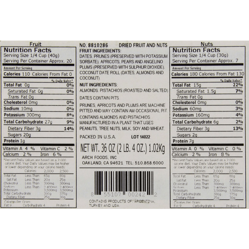 Goldenvale Snacks Fruit and Nut