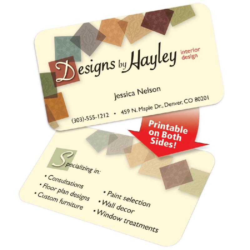 Business Cards for Inkjet Printers