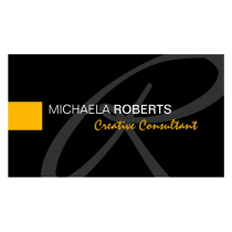 Black and Red Creative Consultant