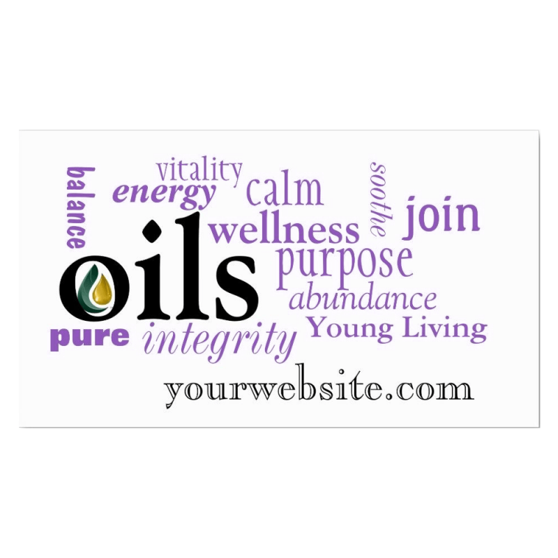 Young Living business cards