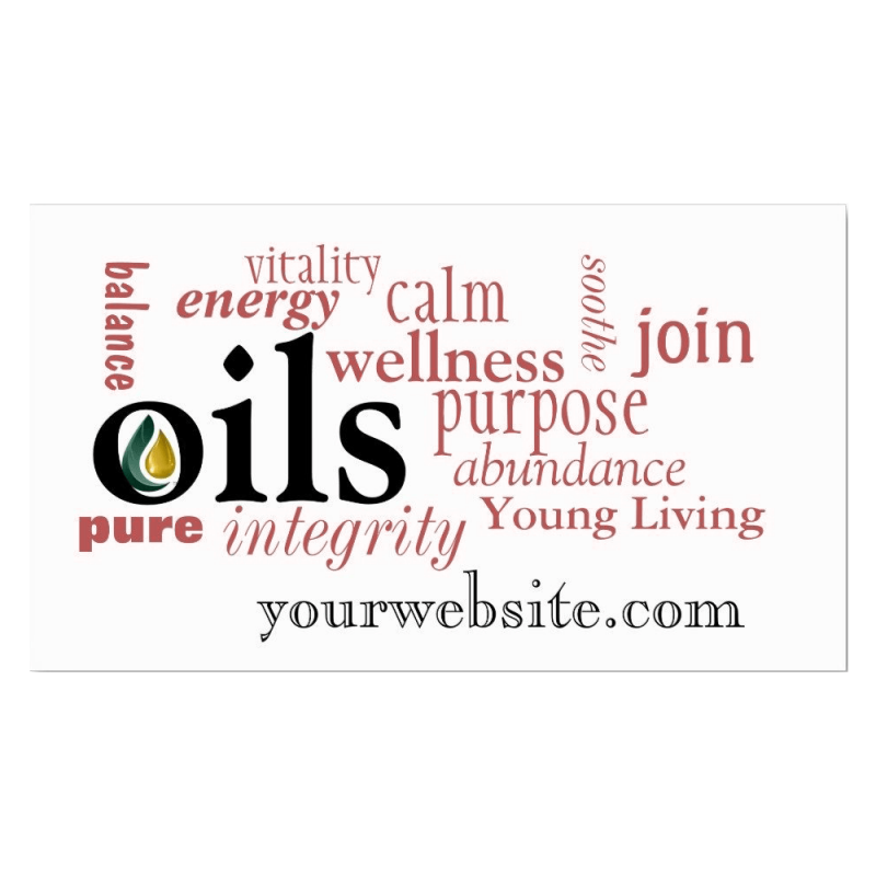 Young Living business cards