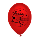 Peppa Pig Printed Latex Balloons