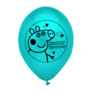 Peppa Pig Printed Latex Balloons