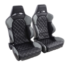 St-LasVegas Artificial Leather Black