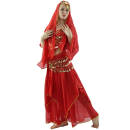 Red Pepper 5-Piece Belly Dance Costume 