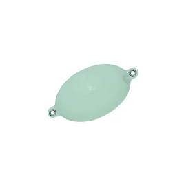 Oval Floats with Eyelets Blanc